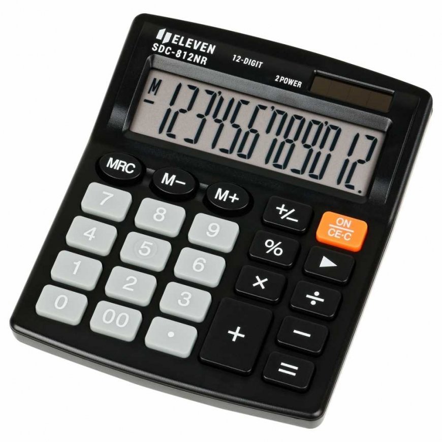 Eleven Eleven Calculator SDC812NR calculator, black