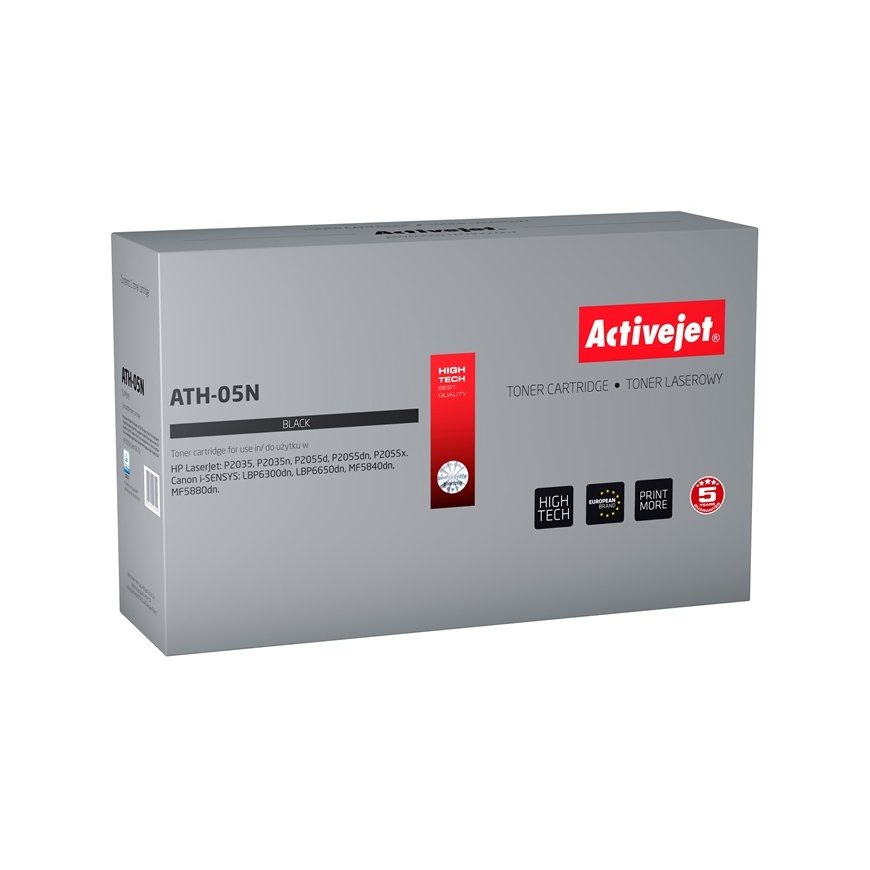 Activejet ATH-05N, AT-05N (pakaitalas HP 05A CE505A, Canon CRG-719 Aukščiausiasis 3500 puslapių juod