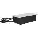 Orno Furniture socket recessed into the table top with flat milled edge, USB charger and 3 m cable, 2x2P+Z, 2xUSB, silver Orno Furniture socket recessed into the table top with flat milled edge, USB charger and 3 m cable, 2x2P+Z, 2xUSB, silver