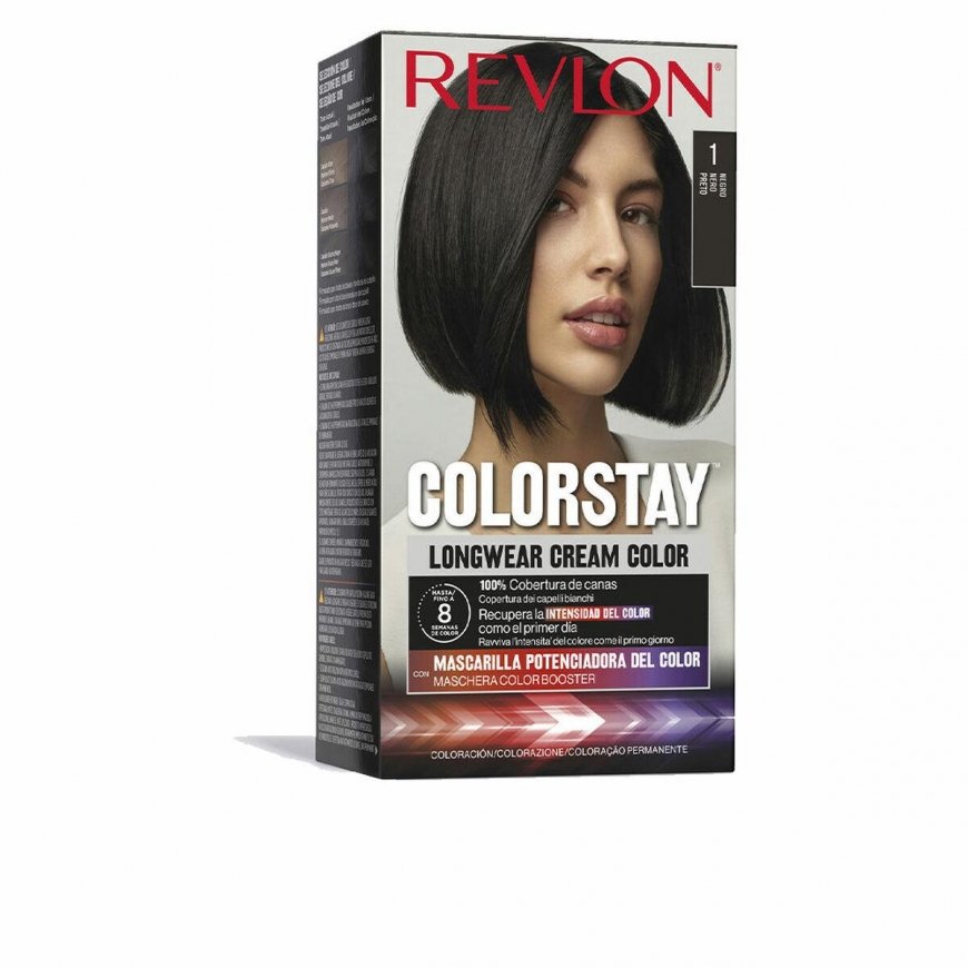 "Revlon Colorstay" long-lasting cream paint 1-Black