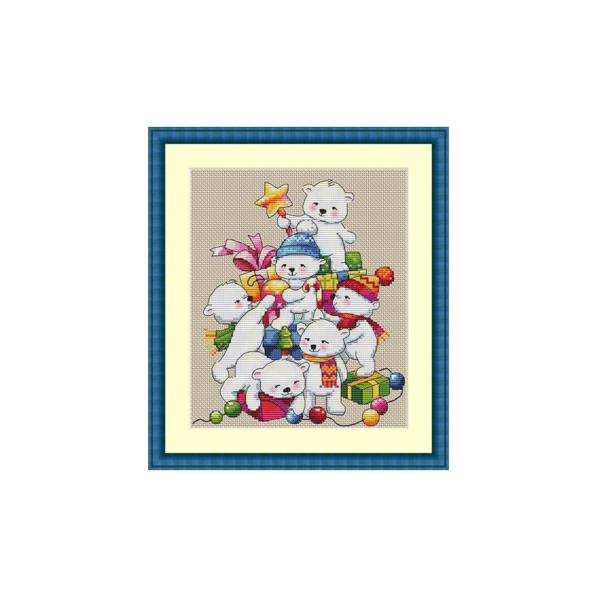 Merejka Christmas bears SK55