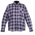 Lahti Pro Plaid Flannel Shirt Navy Size M LPKF2M