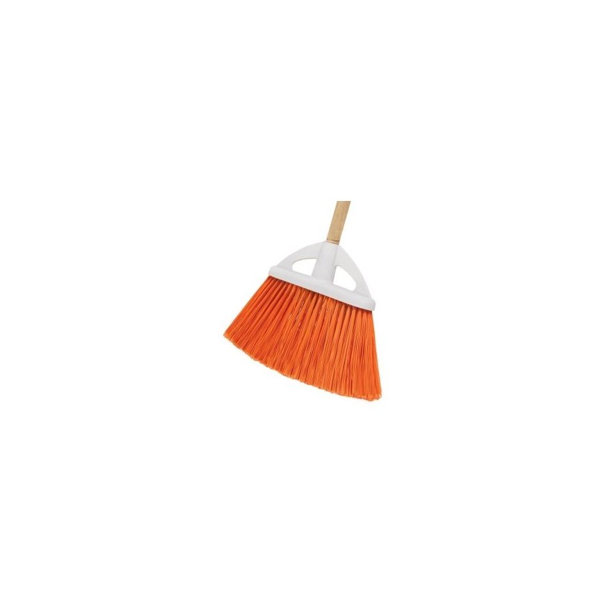 Truper Universali broom with PVC bristles. Width 27cm. Wooden handle 120cm Klintek®