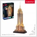 CUBICFUN 3D puzzle with LED Empire State Building CUBICFUN 3D puzzle with LED Empire State Building