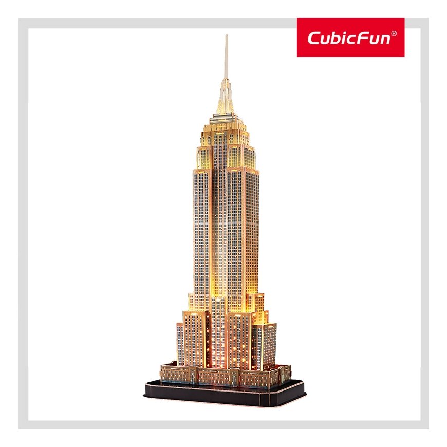 CUBICFUN 3D puzzle with LED Empire State Building – 3
