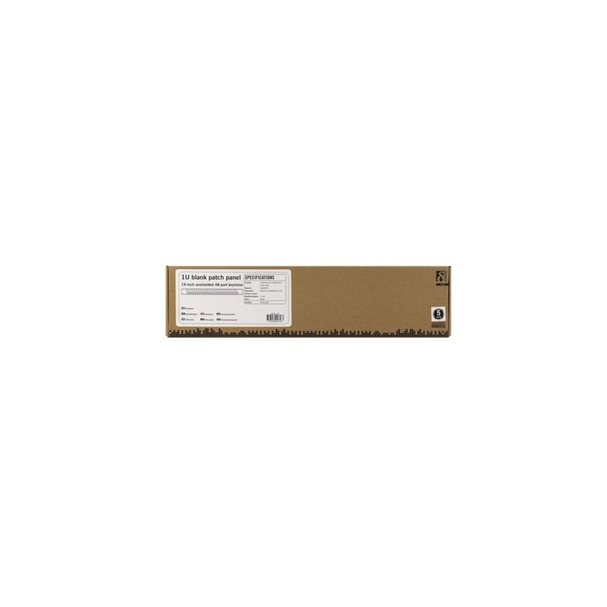 Deltaco PAN-115 patch panel 1U – 4