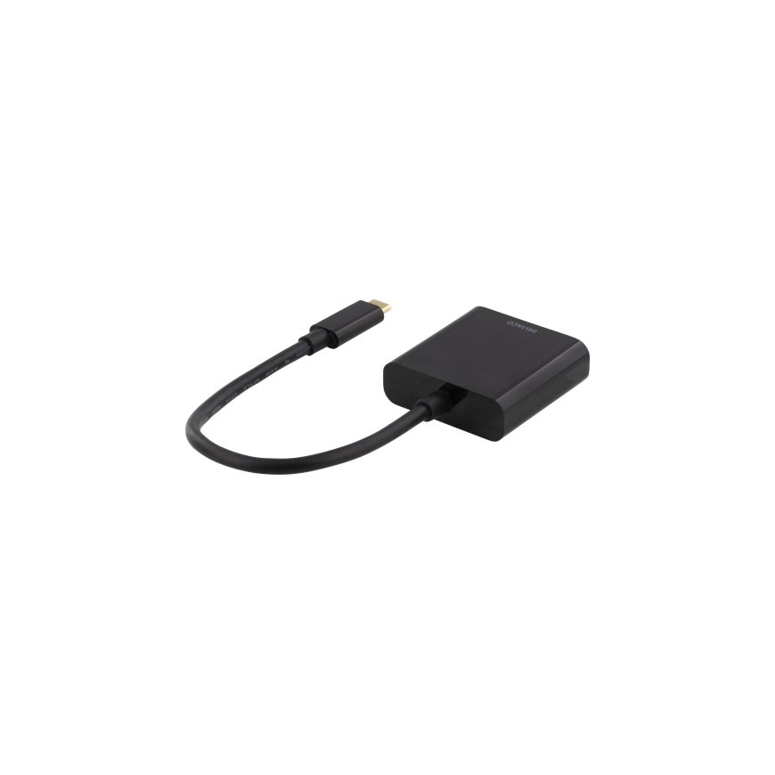 Deltaco USBC-HDMI8 USB ekrano adapteris Juoda – 2