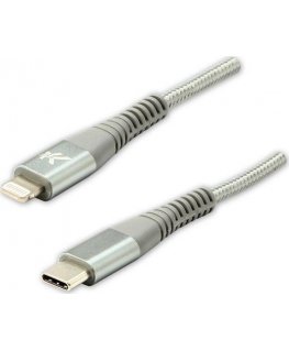 Cable USB Logo USB-C - Lightning 2 m Silver