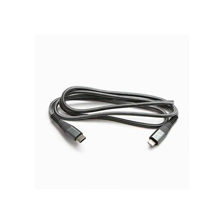 Kabelis USB Logo USB-C - Lightning 2 m Sidabrinė – 2