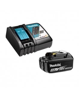 Makita battery and charger set 191B51-7 18V, 1XBL1850B, DC18RC