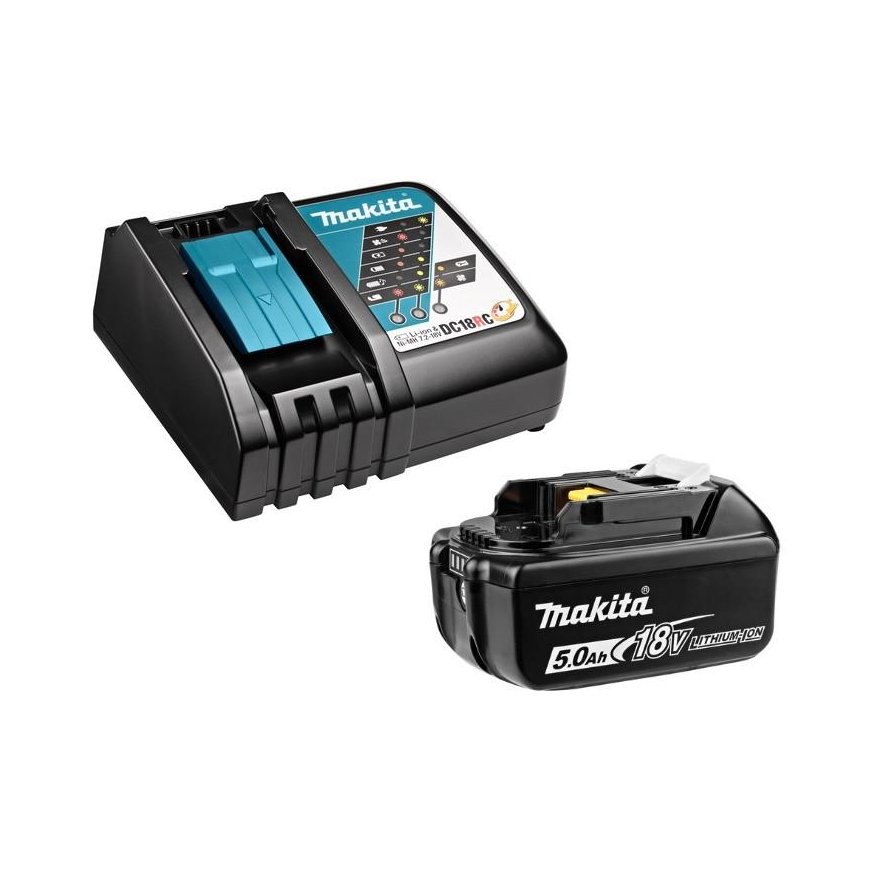 Makita battery and charger set 191B51-7 18V, 1XBL1850B, DC18RC