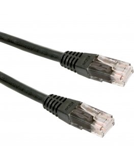 Gembird PP12-3M/BK võrgukaabel Must Cat5e U/UTP (UTP)