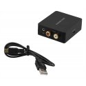 Deltaco DG-AN1 audio converter Black Deltaco DG-AN1 audio converter Black
