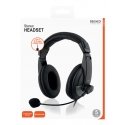 Deltaco HL-50 - headset Kõrvaklapp Juhtmega ühendatud Peavõru Must