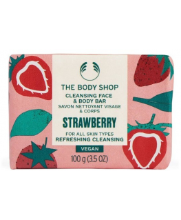 The Body Shop Strawberry Cleansing Face & Body Bar