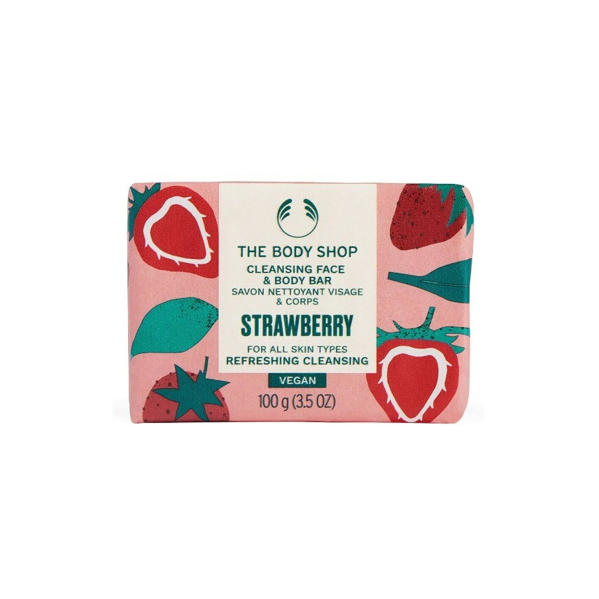The Body Shop Strawberry Cleansing Face & Body Bar