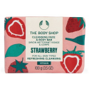 The Body Shop Strawberry Cleansing Face & Body Bar - Tuhé mýdlo na obličej a tělo The Body Shop Strawberry Cleansing Face & Body Bar - Tuhé mýdlo na obličej a tělo