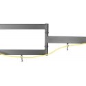 Deltaco ARM-1200 TV-kiinnike 139,7 cm (55") Musta