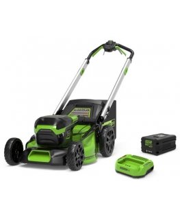 Battery self-propelled lawnmower Greenworks GD60LM46SPK4 60 V 1x4.0 Ah battery.