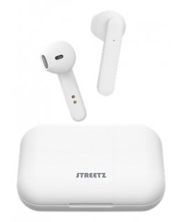 Deltaco TWS-105 headphones/headset True Wireless Stereo (TWS) In-ear Music Bluetooth White