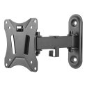 Deltaco ARM-0250 monitor mount / stand 68.6 cm (27") Black Wall Deltaco ARM-0250 monitor mount / stand 68.6 cm (27") Black Wall