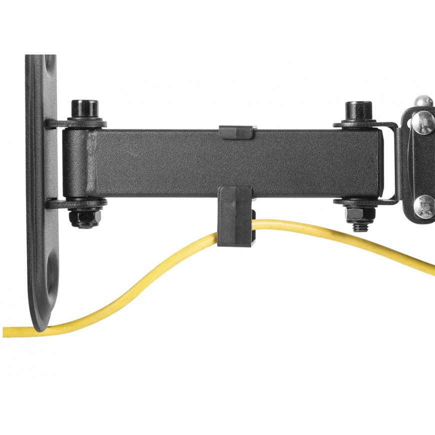 Deltaco ARM-0250 monitor mount / stand 68.6 cm (27") Black Wall – 5
