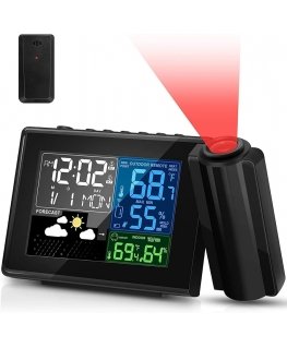 Mebus 19778 radio wall clock with Thermo-Hygrometer