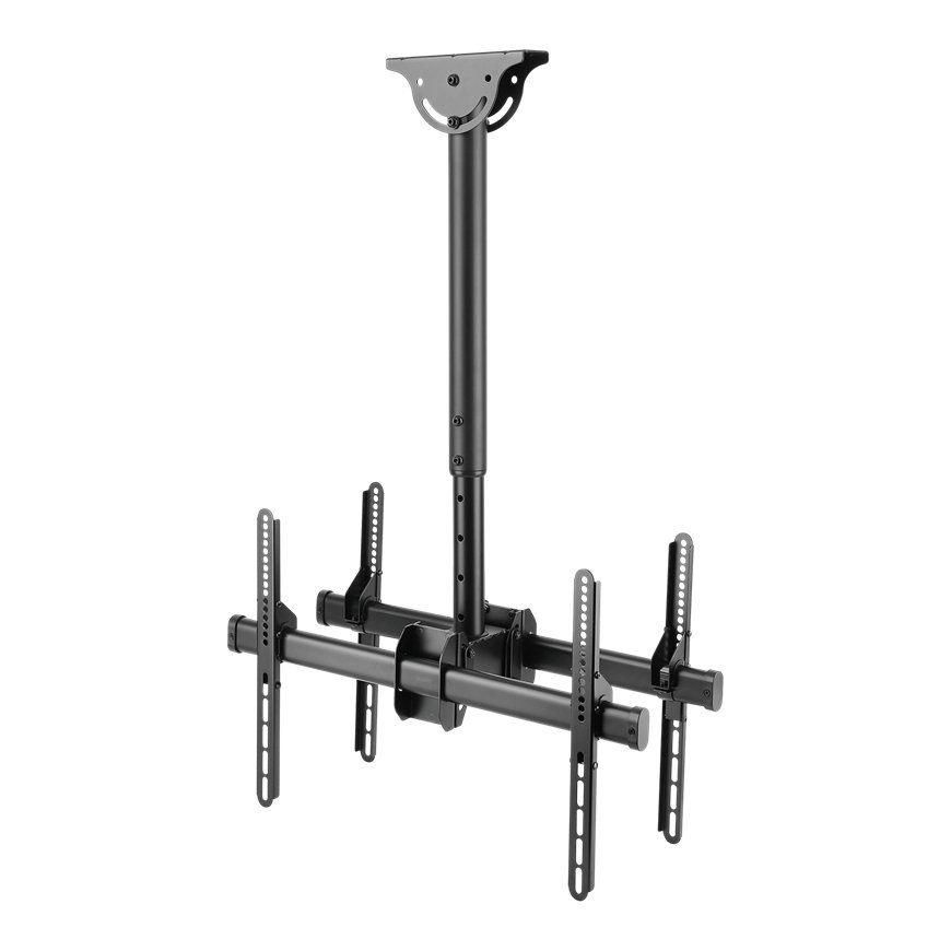 Deltaco ARM-0403 monitor mount / stand 177.8 cm (70") Black Ceiling
