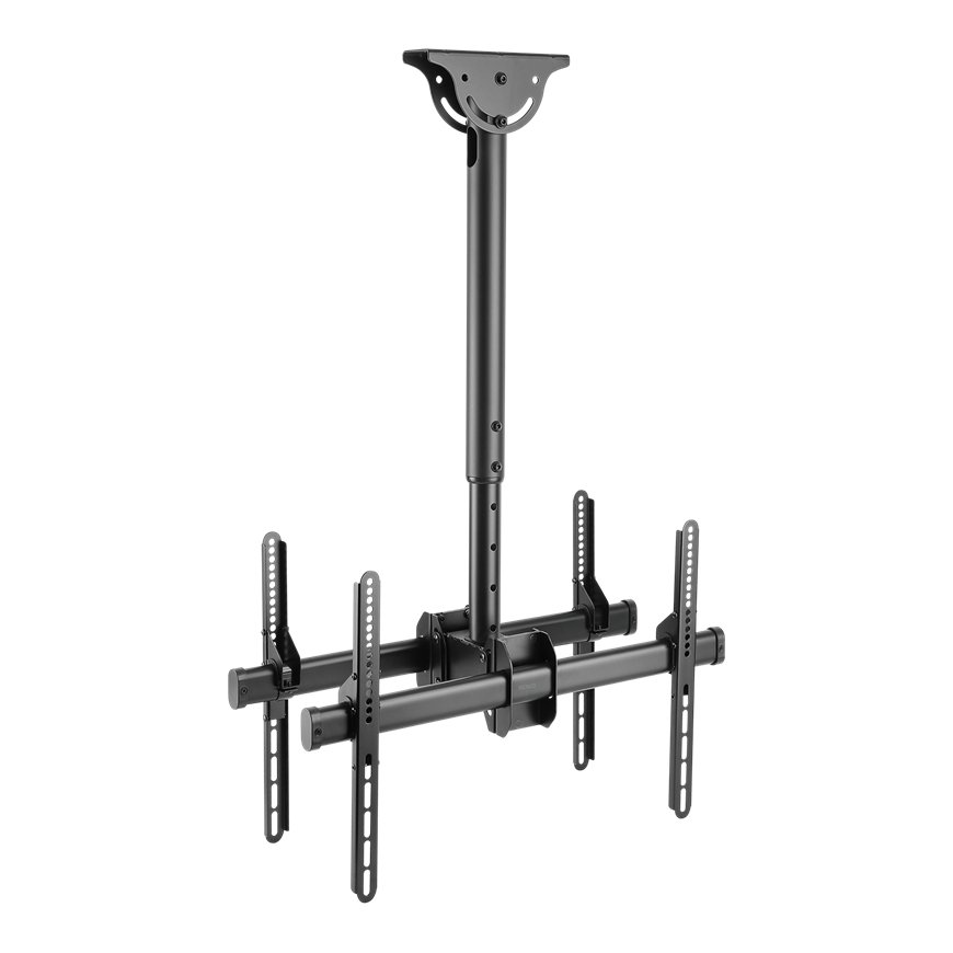 Deltaco ARM-0403 monitorin kiinnike ja jalusta 177,8 cm (70") Musta Katto – 3