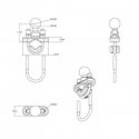 RAM Mounts RAM-B-231ZU asennussarja RAM Mounts RAM-B-231ZU asennussarja
