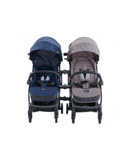 Leclerc Baby Twin/Duo vežimėlių jugtis, juoda