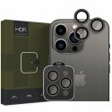 Kaamera kaitseringid Hofi iPhone 15 Pro/15 Pro Max, must Kaamera kaitseringid Hofi iPhone 15 Pro/15 Pro Max, must