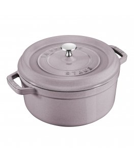 Staub Round Cast Iron Pot - 2.2 ltr, Cherry Blossom