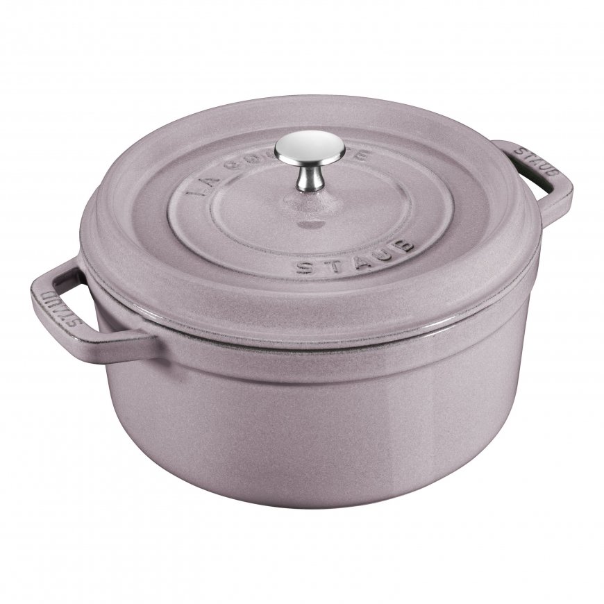 Staub Round Cast Iron Pot - 2.2 ltr, Cherry Blossom