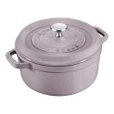 Staub Round Cast Iron Pot - 2.2 ltr, Cherry Blossom Staub Round Cast Iron Pot - 2.2 ltr, Cherry Blossom