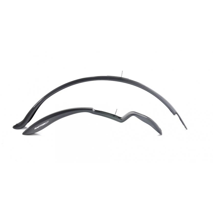 Skydelių komplektas Simpla Raptor SDL + laikikliai juodas – 2