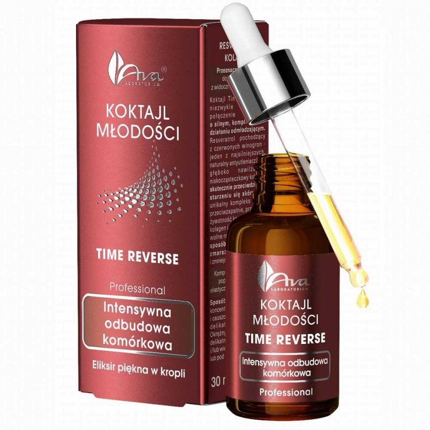 Ava Laboratorium Time Reverse Youth Cocktail atstatomasis veido serumas 30ml