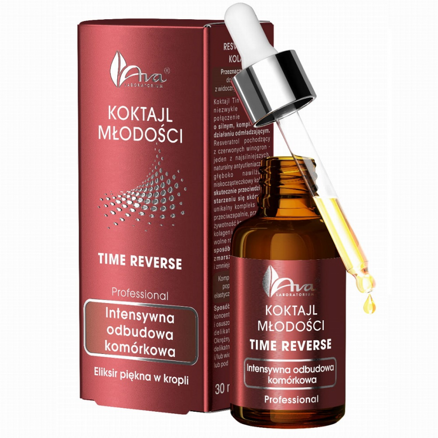 Ava Laboratorium Time Reverse Youth Cocktail atstatomasis veido serumas 30ml – 2