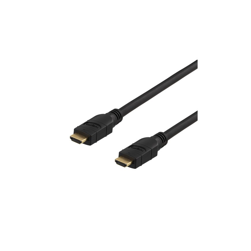 Deltaco Prime HDMI-kaapeli 20 m HDMI-tyyppi A (vakio) Musta