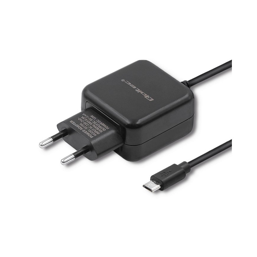 Qoltec 50196 mobiililaitteen laturi Älypuhelin, Tabletti Musta AC, DC, USB Sisätila