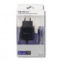 Qoltec 50196 mobiililaitteen laturi Älypuhelin, Tabletti Musta AC, DC, USB Sisätila