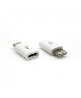 SBOX AD.MUSB-IPH5 kaabli soomuutja Lighting 8 pin Micro USB Valge