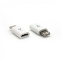 SBOX AD.MUSB-IPH5 kabeļu spraudņu pāreja Lighting 8 pin Micro USB Balts SBOX AD.MUSB-IPH5 kabeļu spraudņu pāreja Lighting 8 pin Micro USB Balts