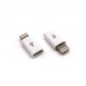 SBOX AD.MUSB-IPH5 kabeļu spraudņu pāreja Lighting 8 pin Micro USB Balts SBOX AD.MUSB-IPH5 kabeļu spraudņu pāreja Lighting 8 pin Micro USB Balts
