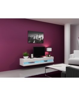 Cama TV stand VIGO NEW 30/180/40 white/white gloss