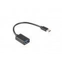 Lanberg AD-OTG-UC-01 USB-kaabel 0,15 m USB 2.0 USB A USB C Must Lanberg AD-OTG-UC-01 USB-kaabel 0,15 m USB 2.0 USB A USB C Must