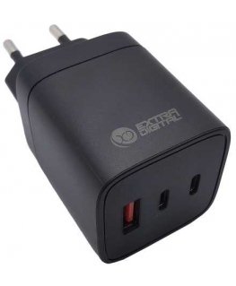 Extra Digital Charger GaN 2x USB Type-C, USB Type-A: 65W, PPS