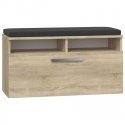 Topeshop RIVA SZAFKA SONOMA shoe organizer Closed Oak Topeshop RIVA SZAFKA SONOMA shoe organizer Closed Oak