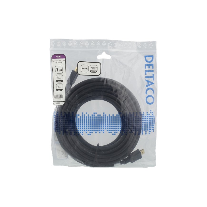 Deltaco HDMI-1060D HDMI кабель 7 m HDMI Тип A (Стандарт) Черный – 2