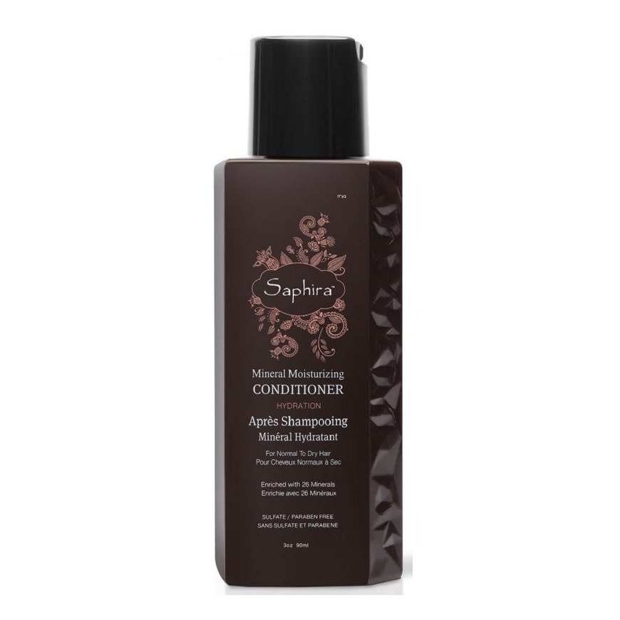 Saphira Mineral Moisturizing Conditioner moisturizing conditioner with Dead Sea minerals, 90 ml